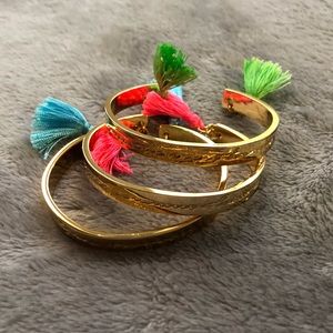 Lilly Pulitzer tassel bracelets